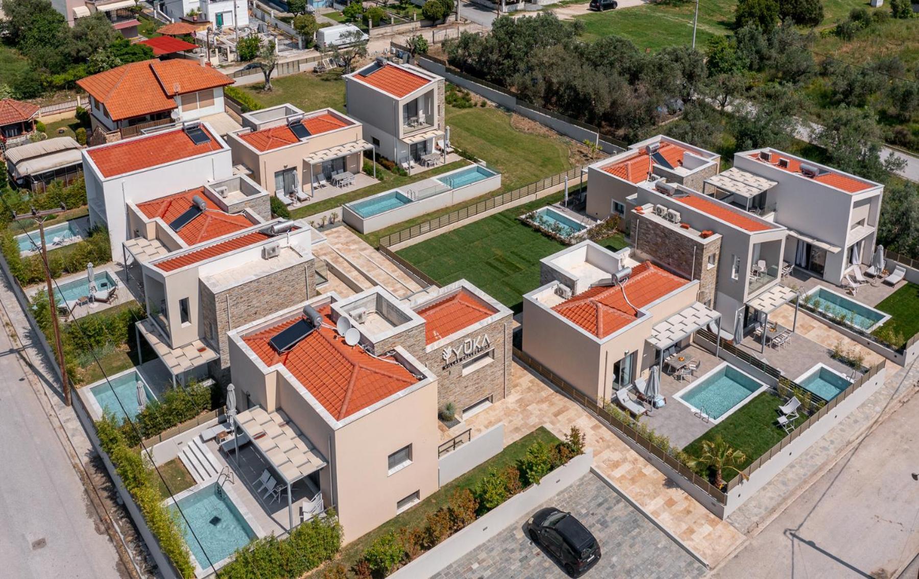 Yuka Villas Collection Nea Iraklitsa المظهر الخارجي الصورة